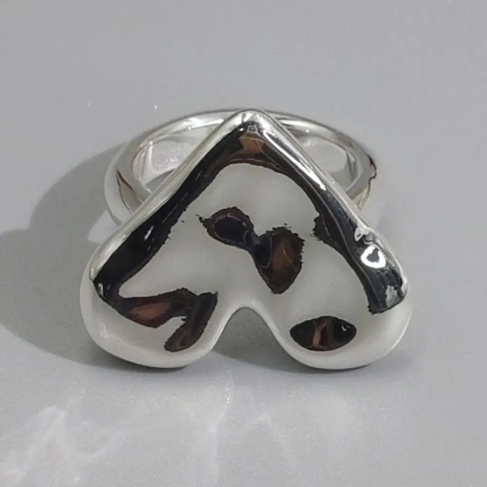 Women's Chunky Gold Silver Plated Butterfly Heart Star Statement Ring