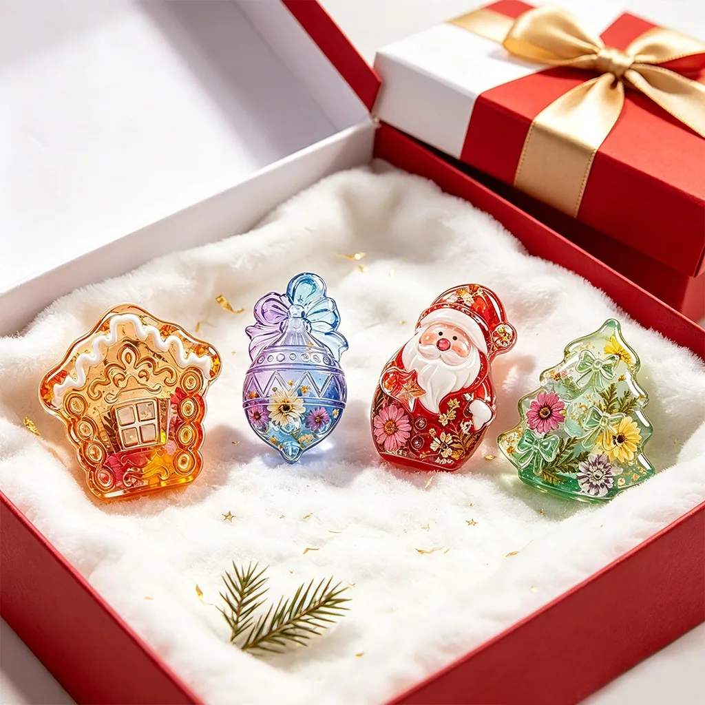 Gypsum Ornament Mold Silicone Wine Glass Mold Christmas Tree Mold Clear Detailed For Diy Resin Pendants Handmade Craft Teaching