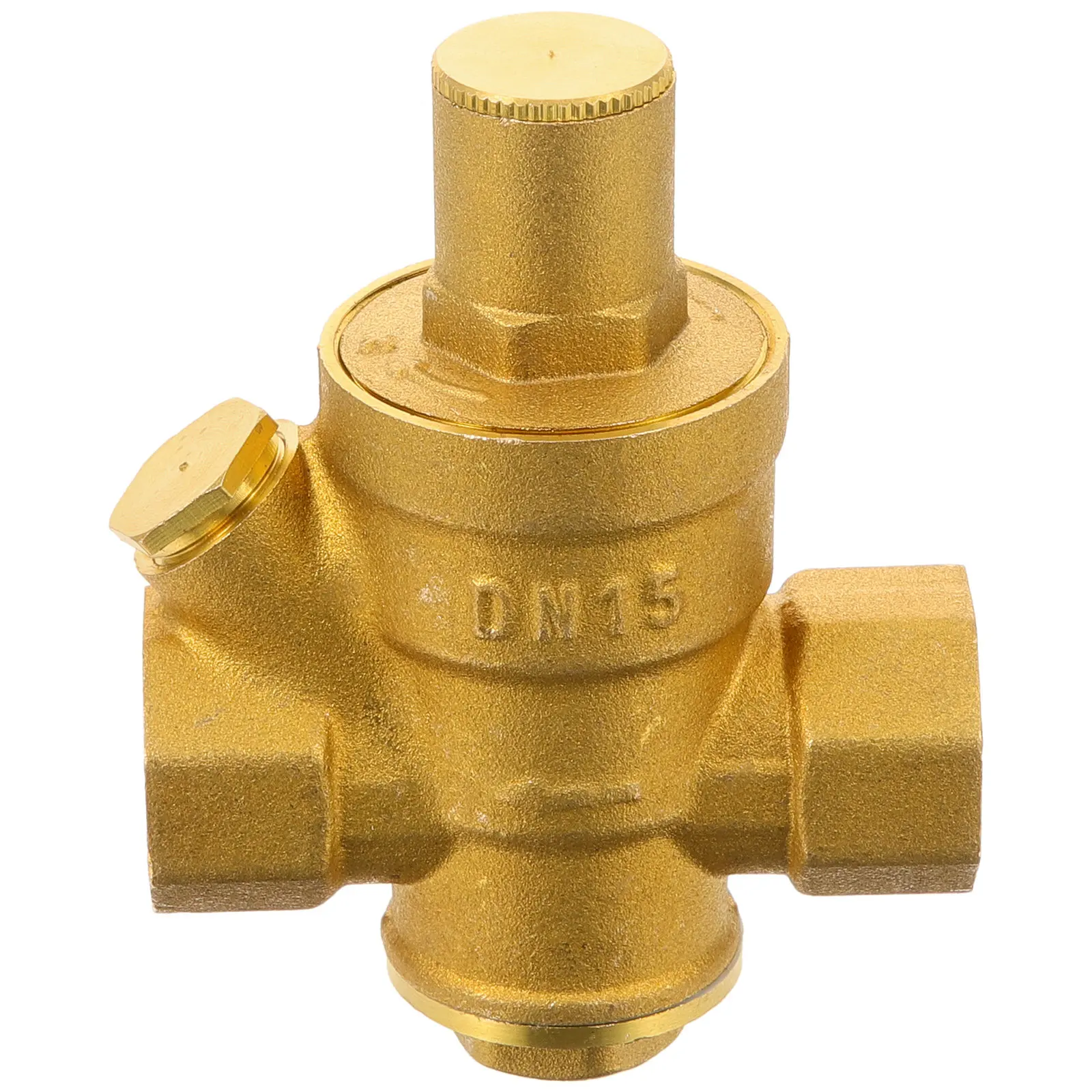 Adjustable Water Pressure Reducing Valve 15mm Regulator for RV Camper Travel Trailer High Precision Sturdy Brass Universal
