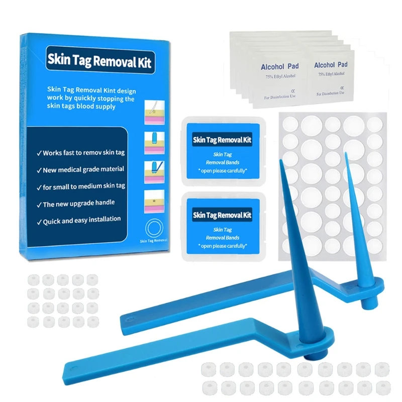 Skin Tag Removal Kit with Removal Bands Easy to Use Skin Tag Remover at Home Used for Medium to Large Skin Tags Drop Shipping