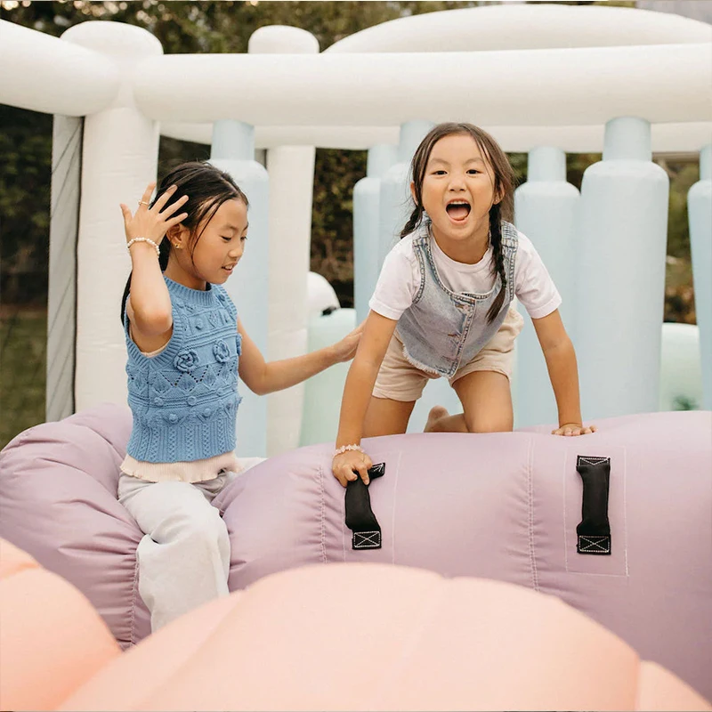 Casa de rebote inflable de 22 pies, multifuncional con tobogán, casa de juegos para niños, castillo inflable para fiesta de cumpleaños y boda