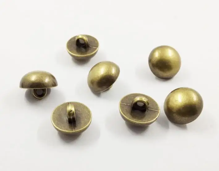 Environmental protection retro imitation bronze ancient head mushroom button coat button50pcs