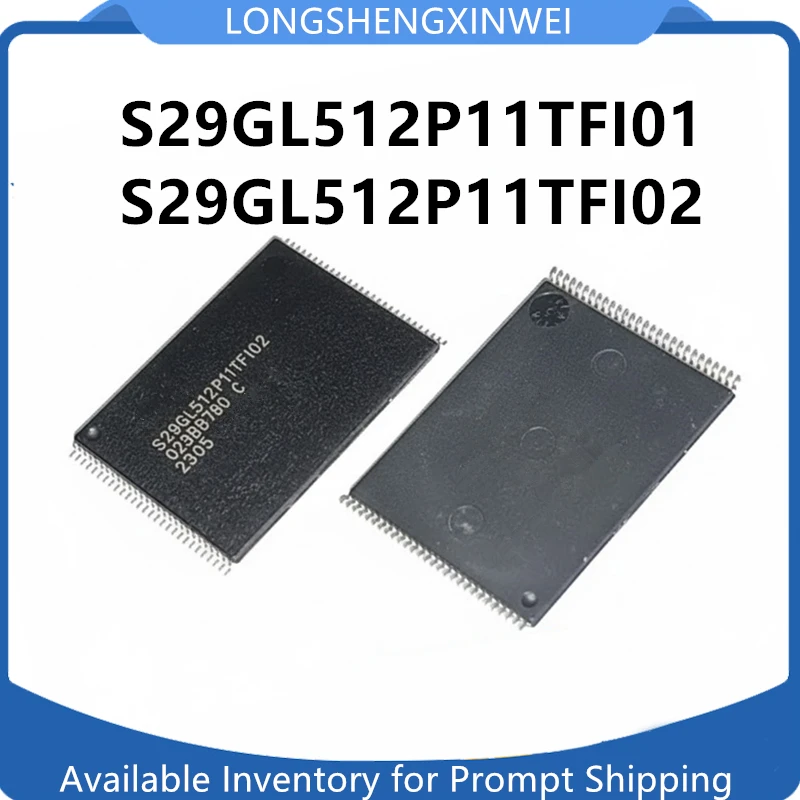 1PCS New Original S29GL512P11TFI01 S29GL512P11TFI02 TSSOP-56 512Mbit Flash Memory Chip IC in Stock