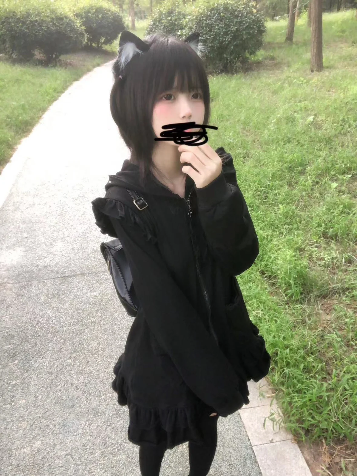 الأصلي ثقافة فرعية Y2K مقنعين فساتين طويلة الأكمام Op ربيع الخريف الفتاة الحلو كول Kawaii سترة طويلة سترة تنورة صغيرة