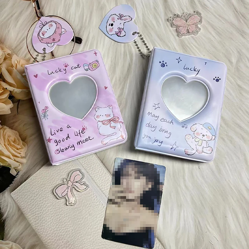 

New Cartoon Album Korean Edition 3-inch PVC Small Card Storage Album Photography Lide Card Bag