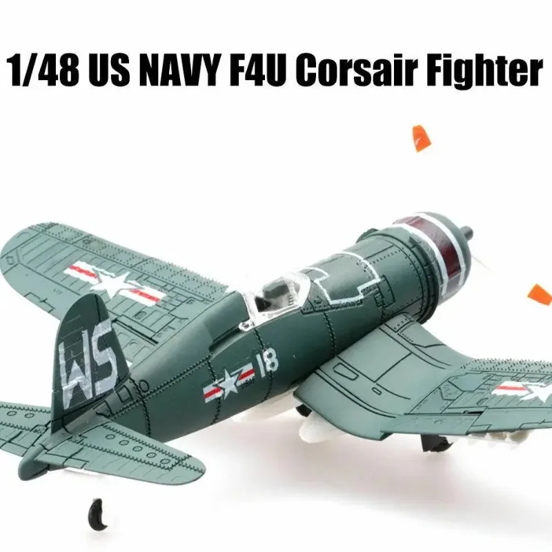 1/48 Scale US NAVY F4U Corsair Fighter Plastic Aircraft Airplane Assembly Model