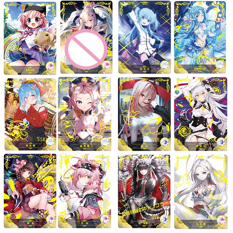 

Anime Goddess Story Power Yuuki Asuna Ssr Cards Game Collection Rare Cards Children's Toys Boys Surprise Birthday Gifts