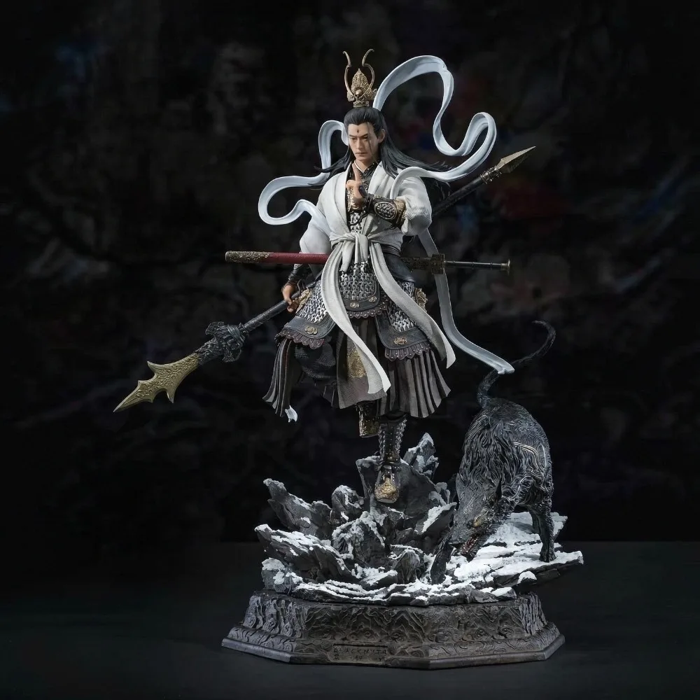 В наличии: Фигурка INART Toy Black Myth Wukong Erlang Shen в масштабе 1/12 с моделью собаки, коллекционное украшение для рабочего стола, игрушка, подарок.