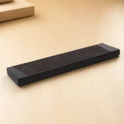 

Block Accessories Acoustic Bass Black Blanks Diy Saddle Bridge Saddle Parts Components Black Ebony Material Ebony Wood