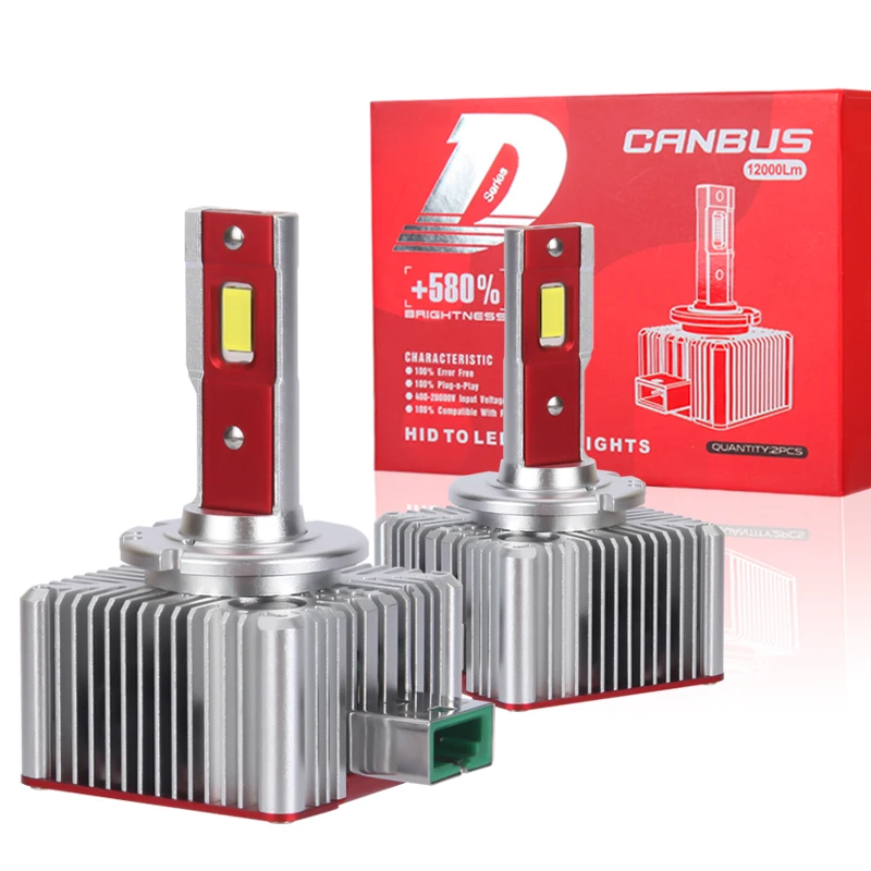

D5S D2S LED Headlamp Bulbs Replacement Original HID D1S D3S D2R D4R D4S D8S Plug and Play 70W 12000LM Led Headlight Bulb