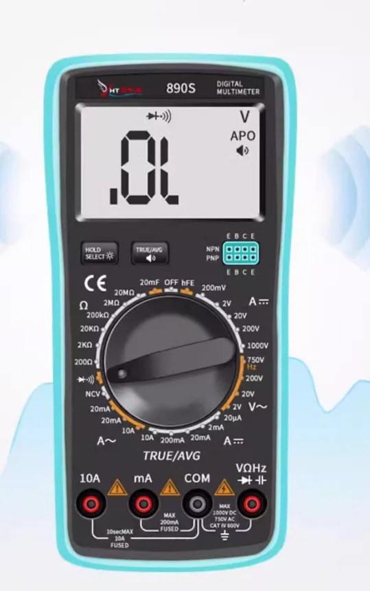 

Голосовой мультиметр 890S цифровой высокоточный домашний многофункциональный электрический интеллектуальный профессиональный мультиметр