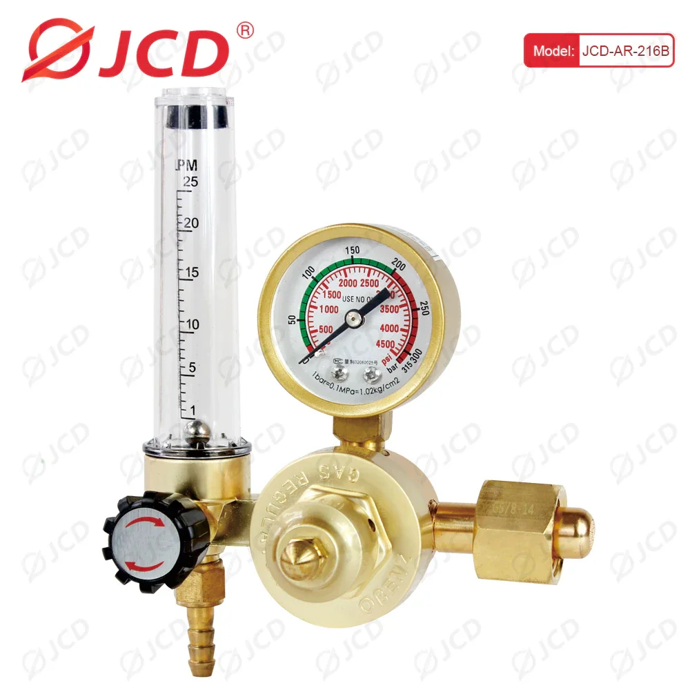 QHTITEC Tig Flow Meter Gas Regulator G5/8\