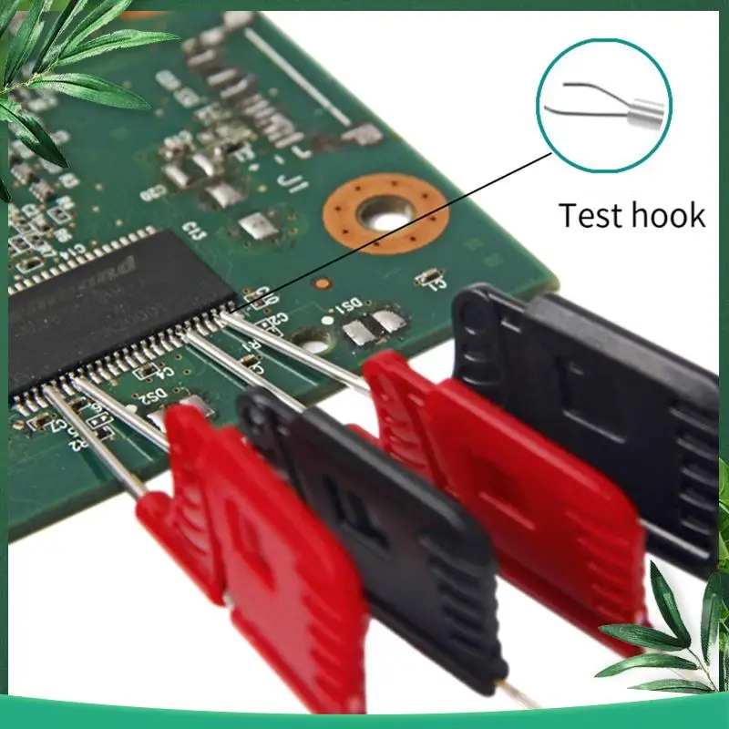 (NEW) 1Set Chip Universal Test Hook Solder-Free DAD Wire Sdk08 Double Hook Ic Logic Analyzer Clips