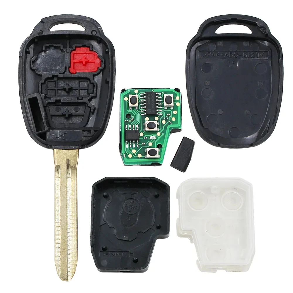 XNRKEY For Toyota Camry Corolla 2012 2013 2014 2015 2016 2017 4 Button Remote Car Key 314.4Mhz with G H Chip HYQ12BDM HYQ12BE