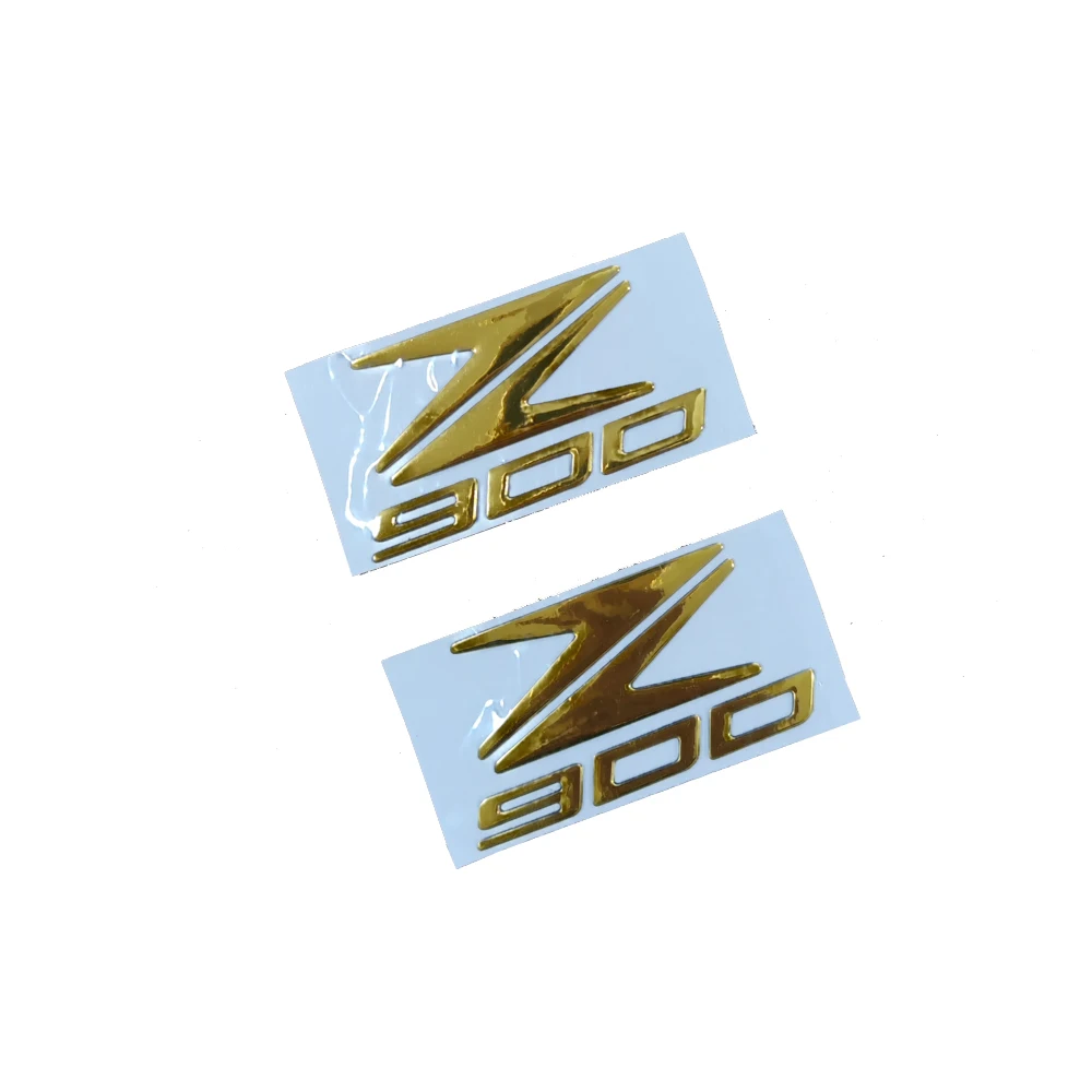 Insignia de emblema 3D para motocicleta, calcomanía de rueda de tanque Z900, calcomanías reflectantes suaves, pegatinas para Kawasaki Ninja Z900 Z 900