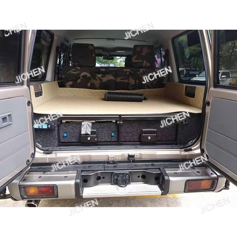 For Off-Road Car Drawer LC76 Car Drawer System Land Cruiser 70 Series Car Storage Drawer