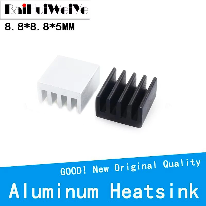 20PCS 8.8*8.8*5 MM Aluminum Heatsink Radiator Heat Sink Cooler For Electronic Chip IC Transistor 3D Printer CPU RAM A4988