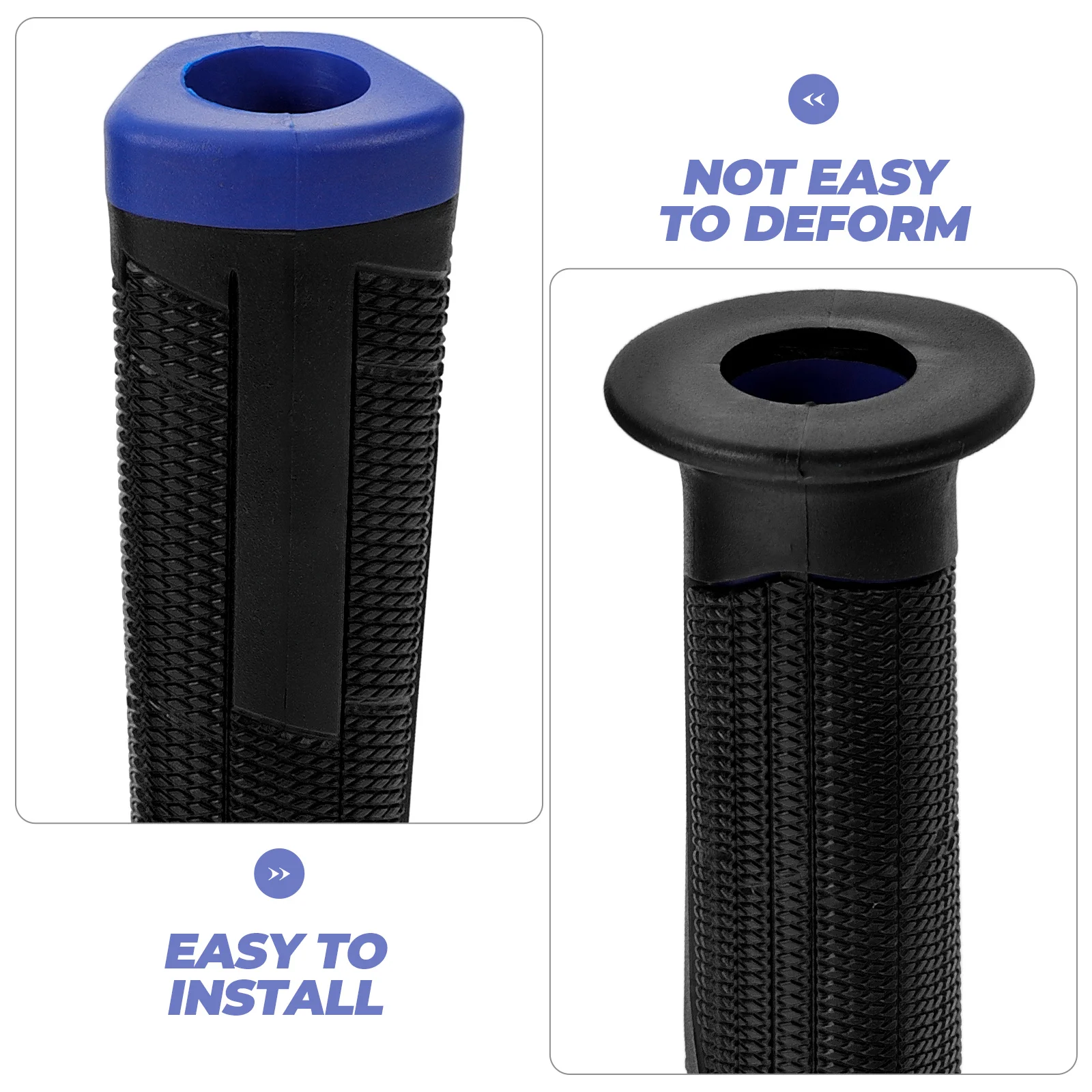 

2pcs Motorcycle Handlebar Grips Replacement Universal Antislip Durable Handle Grips Easy Install Stylish Color Motorcycle