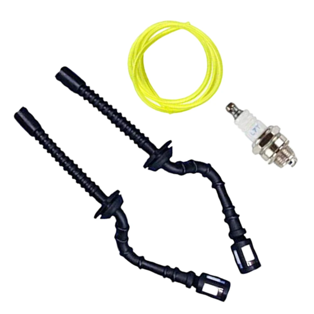 Black for chainsaw Fuel Line Kit High-strength Rubber Material Steady Fuel Supply Support for chainsaw Engine Repair