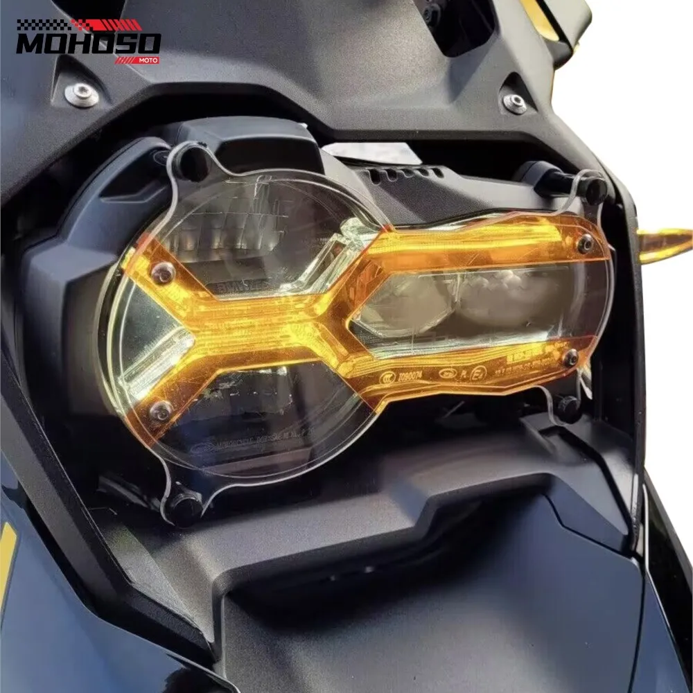 Motorcycle Headlight Protector Cover Grill For BMW R1250GS Adventure Rallye R1250GS Edition Adventure 40 Years GS 2021-2023 2024
