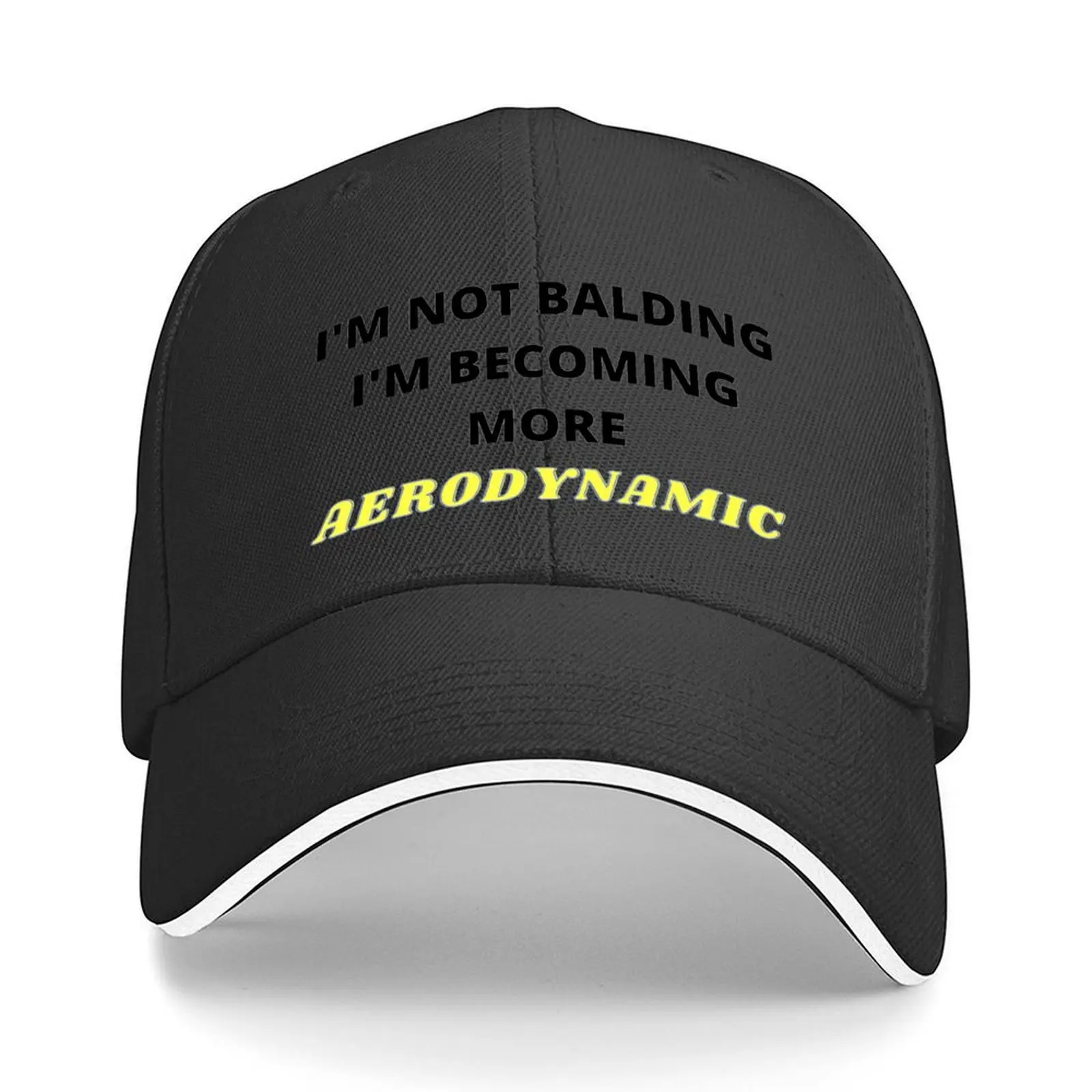 

I'm not balding. I'm just becoming more aerodynamic. Baseball Cap Unique hats Horse Hat funny hat Golf Cap Girl'S Hats Men's