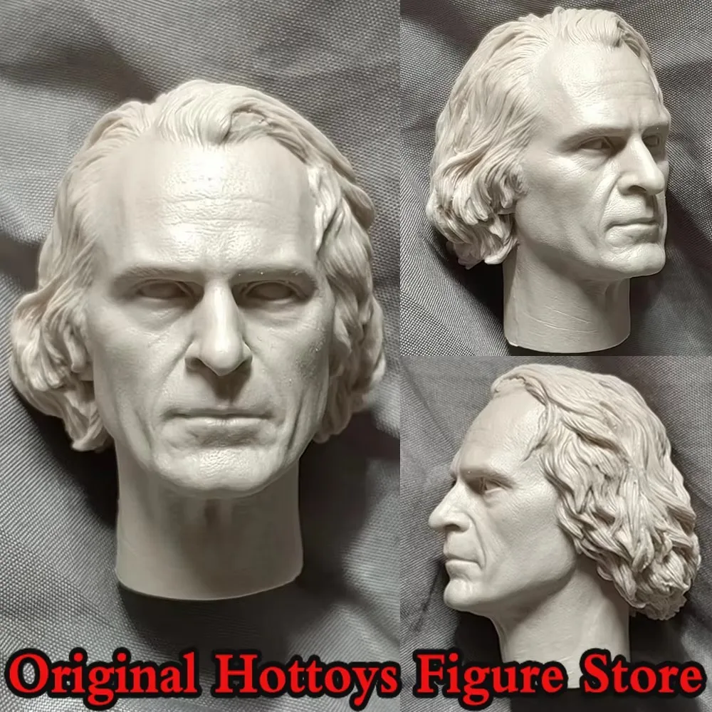

In Stock Unprint 1/6 Scale Men Soldier Head Sculpt Joaquin Phoenix Villain Clown Head Carving For 12-inches Action Figure Body