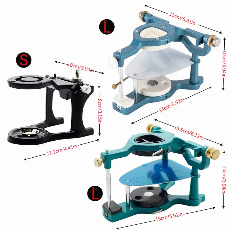 

1Set Dental Denture Magnetic Articulator Full Mouth Articulator For Mounting Pre-cast Dental Models S/L Dental Laboratory Tools