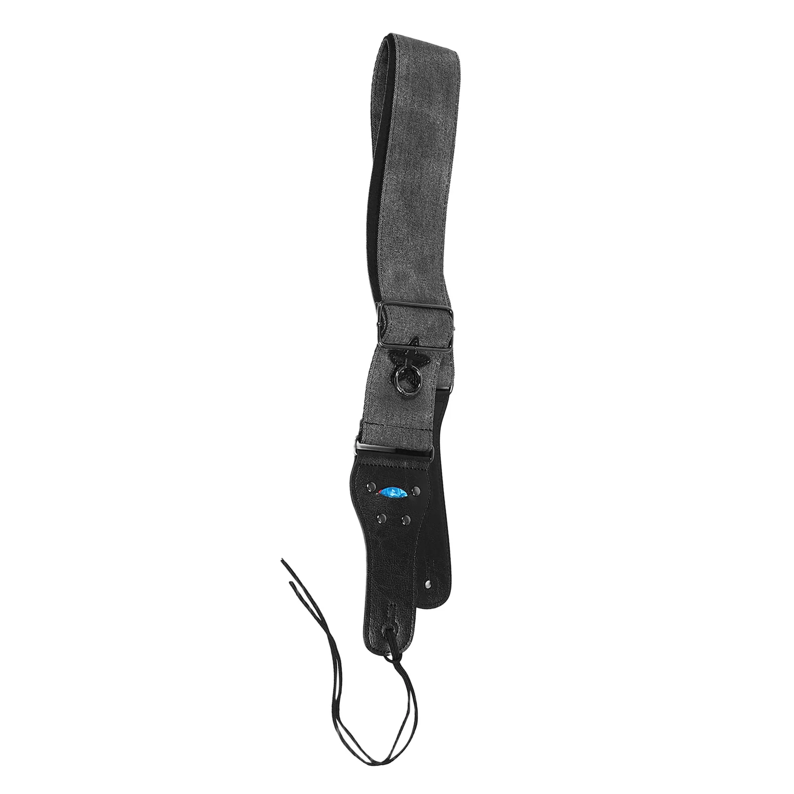 

Wide Padded Guitar Strap Double Layer Adjustable Black Shoulder Strap for Electric Acoustic Bass Guitar Heavy Duty Replacement