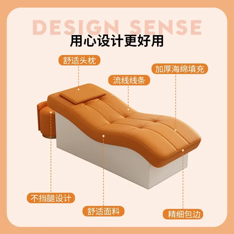 Wholesale Solid Wood Beauty Salon Facial Wash Bar Spa Massage Treatment Bed for Eyelash Manicure Ear Cleaning