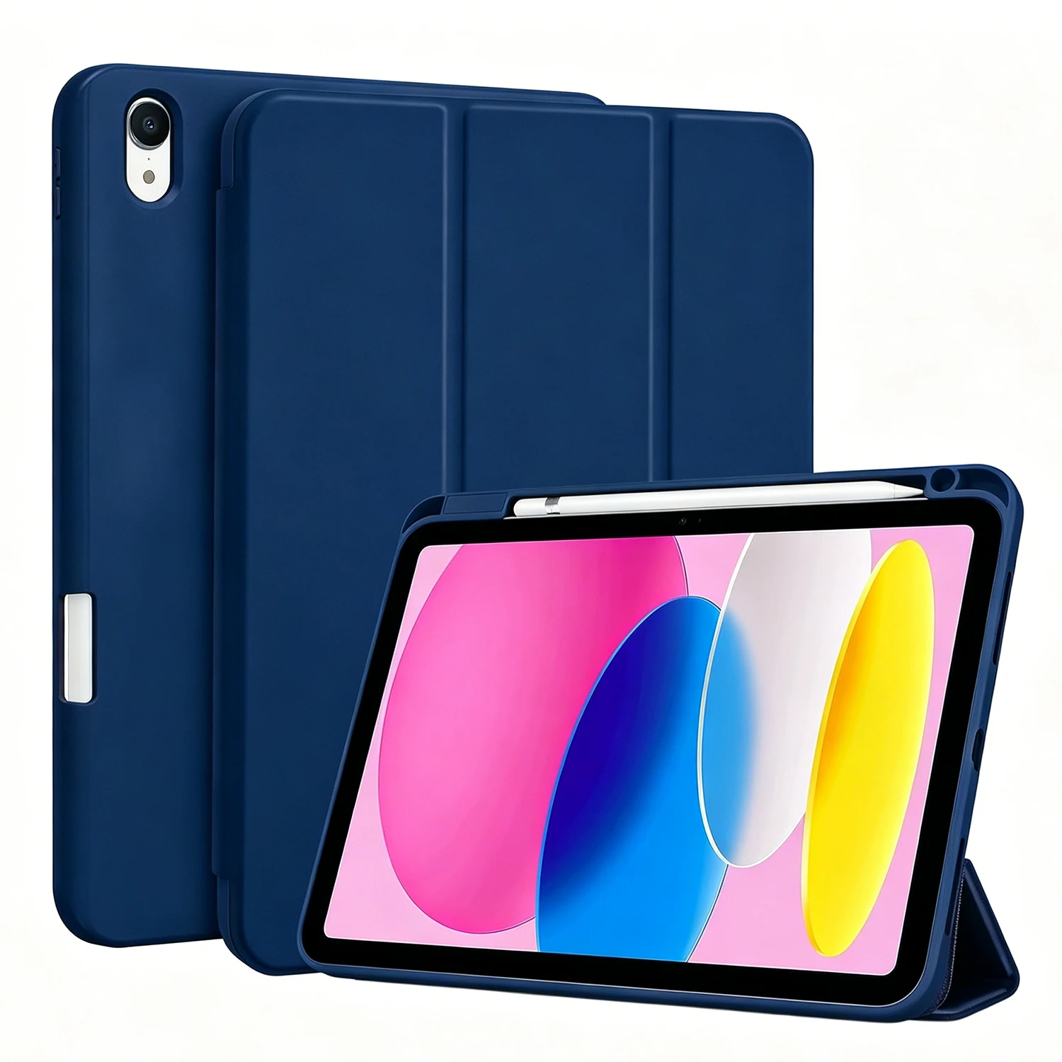 Tablet-Hülle für iPad (A16) 11. Generation 11 Zoll 2025/ 10. Generation 10,9 Zoll 2022 Stifthalter, Magnetische Flip Smart Cover