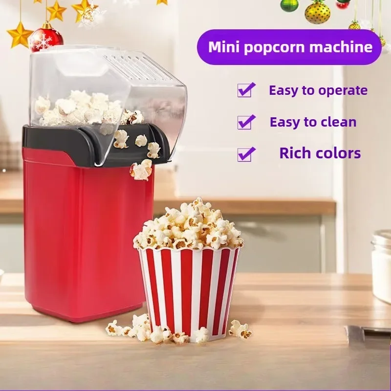 

110V-220V Hot Air Popcorn Maker Automatic Popcorn Machine Small Popcorn Machine Electric Household Appliance Machine