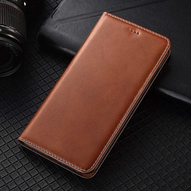 

Wax Drop Pattern Genuine Leather Flip Case For Moto G86 G96 Power Wallet Phone Cover Cases