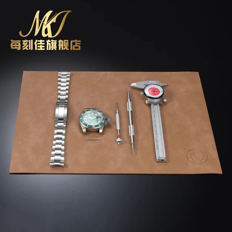 29.5*21.5mm Silicone Watch Repair Work Pad Soldering Station Watch Repair Non-slip Silicone Mat  brown gray pad For Watchmaker