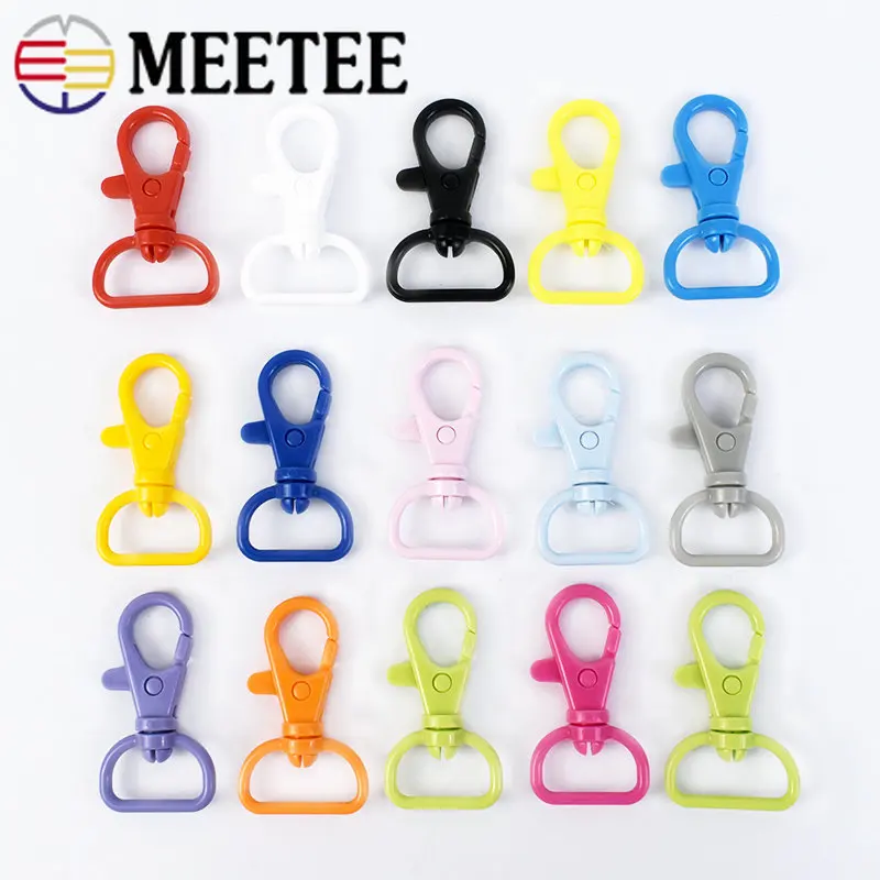 10/30Pcs 17/20mm Plastic Buckles Handbag Swivel Trigger Lobster Clasp Bag Strap Keychain Connector Clip Hook DIY Accessories