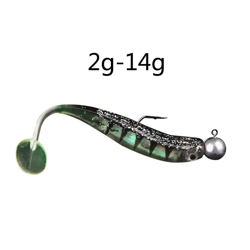 5Pcs/Lot Crank Jig Head Hook 1.5g 2g 3.5g 5g 7g 10g Fishing Hook Lead Jig Lure Hard Baits Soft Worm Fishing Tackle Accessories