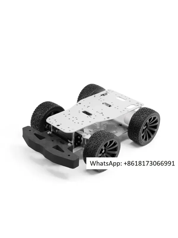 

R3 PLUS series intelligent electric car chassis L150 Ackermann 85mm enlarged version tire navigation obstacle avoidance