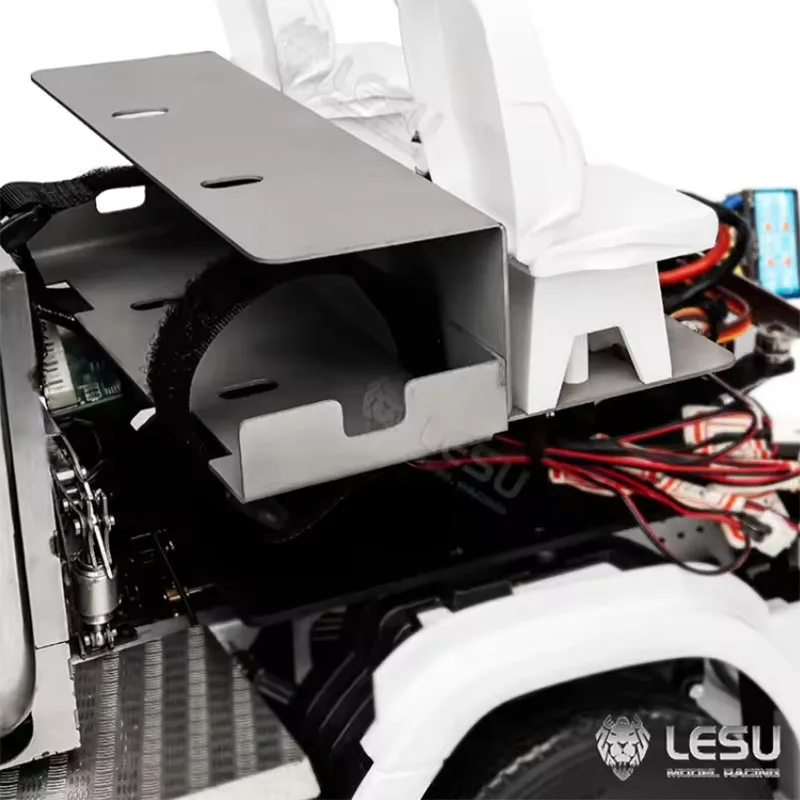 RC 1/14 LESU Metal Second Floor Cockpit for Tamiya Hydraulic Excavator Loader Dump Truck for SCANIA MAN VOLVO Tipper DIY Parts