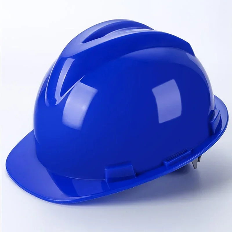 Boné protetor para canteiro de obras, capacete ABS em forma de V, tamanho ajustável, botão rotativo, capacete de segurança