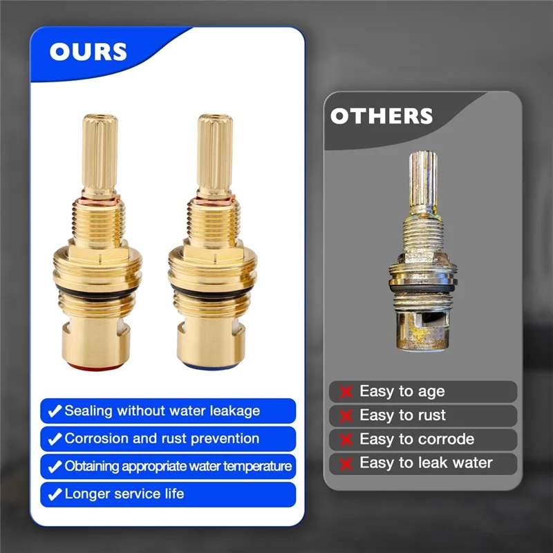 

TFTP-латунь 1-001 и латунь 1-002 набор картриджей для клапанов для холодных широко распространенных картриджей и сердечника горячего широко распространенного клапана