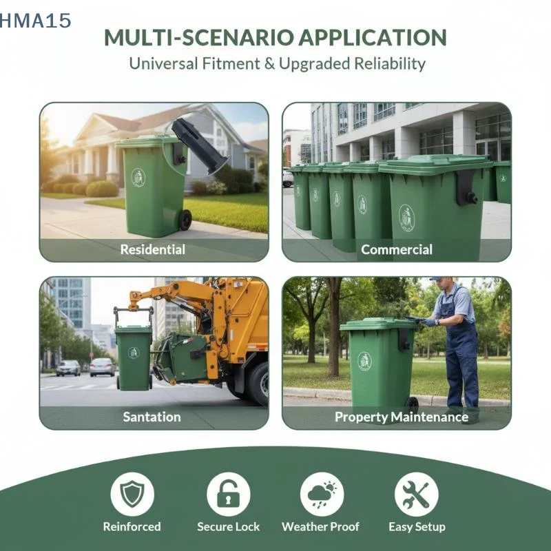 【YA】1/2/6pcs Wheeled Trash Can Cover Hinge Pin Replacement Parts British Trash Can Heavy-duty Replacement Hinge Pins