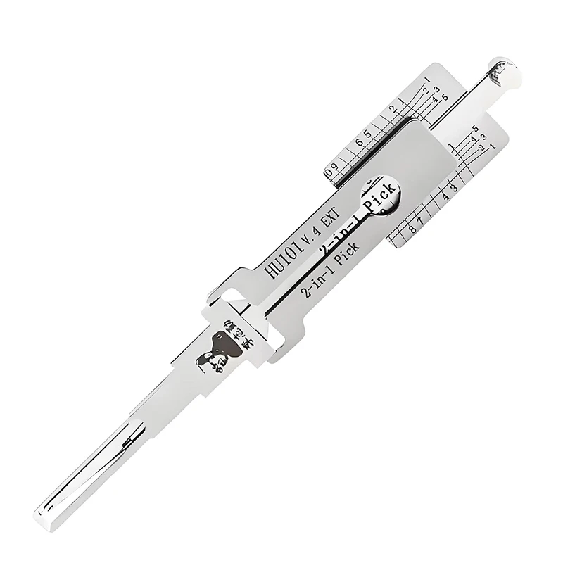 HU101 Lock Key Precision Hook Stainless Steel Pick Set Maintenance Repair Tool Car Unlocking Engineering  Multifunction