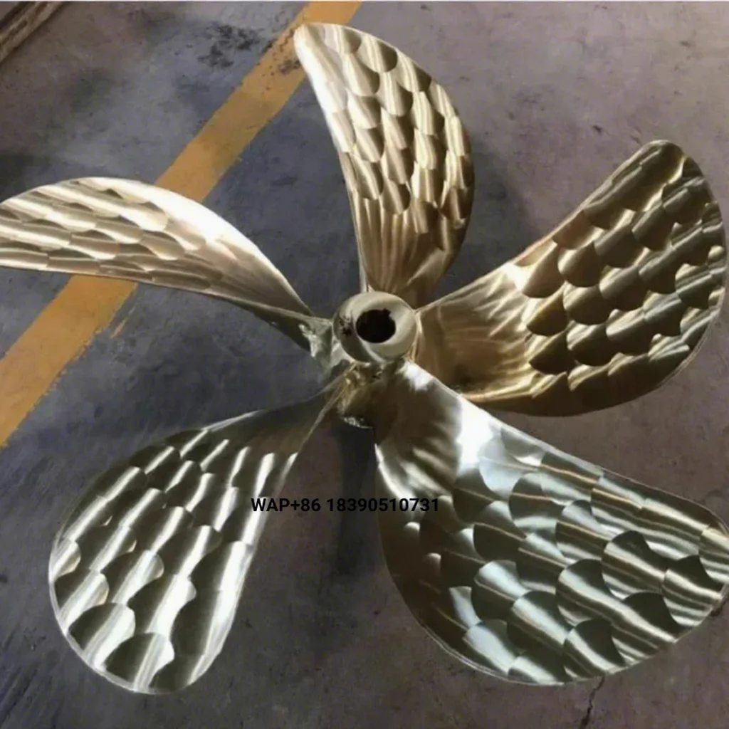 Cu3 Nickel-Aluminum Bronze Marine Propeller with 5 Blades and Fixed Pitch Model CC0022