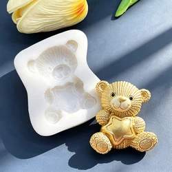 Bear Star Silicone Sugarcraft Mold Cookie Cupcake Chocolate Baking Mold Fondant Cake Decorating Tools