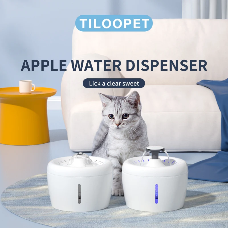 

2.5L Automatic Cat Water Fountain USB Electric Auto Filter Cat Drinker Bowl Large Capacity Water Dispenser for Pets Drinker Bowl