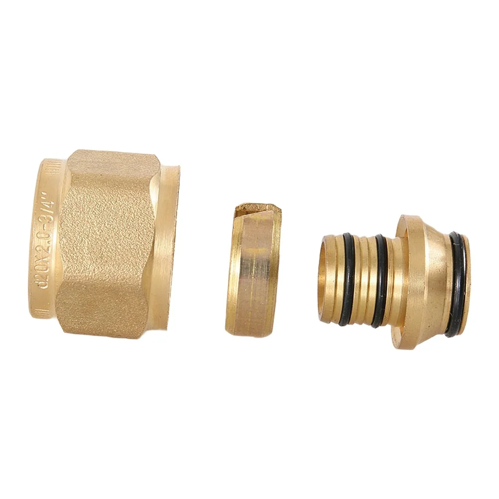 1 مجموعة مقسم المياه الحرارية الأرضية مع 1/2 3/4 بوصة 16/20 Unions النحاس تحت أنابيب التدفئة الأرضية المشتركة أجزاء الأجهزة الفاصل المياه #3