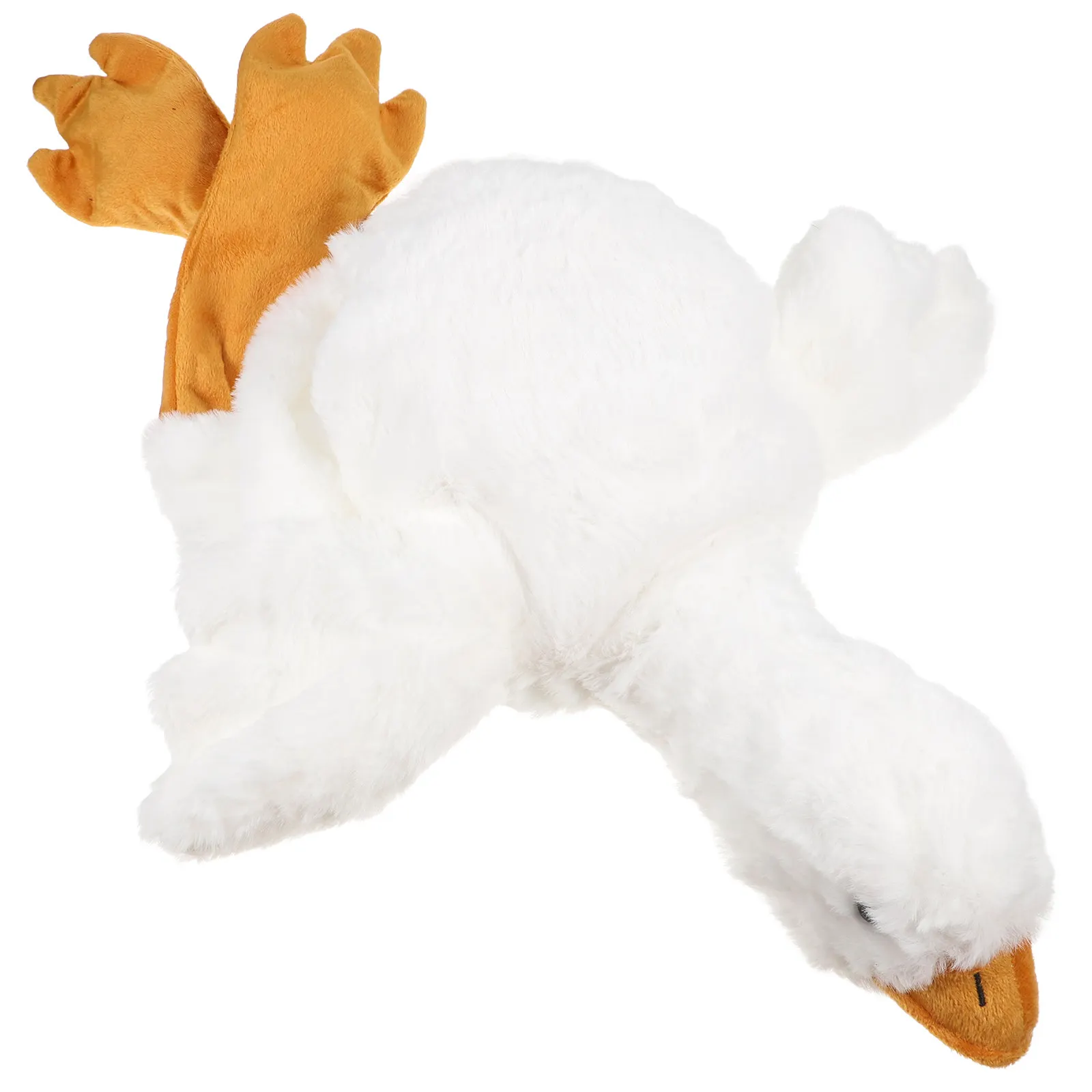 Adorabile Cappuccio a Forma di Oca Grande, Cuscino Morbido per Abbracciare, Ideale per Servizi Fotografici e Spettacoli, Peluche a Forma di Oca