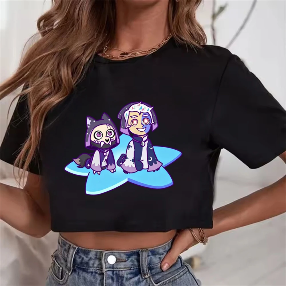 the Owl House crop top female japan emo 2000s jojifuku grunge shirt clearance sales vintage gyaru cutecore harajuku