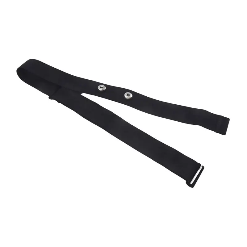 Picture 3: ABMV-Heart Rate Belt Chest Strap Elastic Soft Strap Band For Coospo Polar Wahoo Garmin Mount Black
