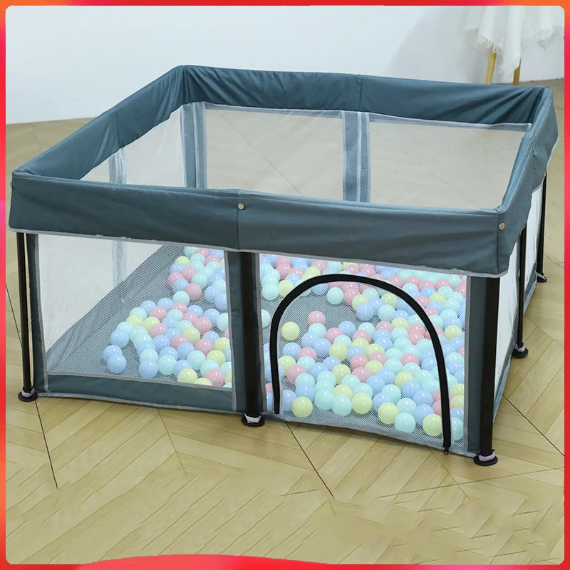 

Free installation folding children's fence protective fence, baby crawling and walking indoor home game fence