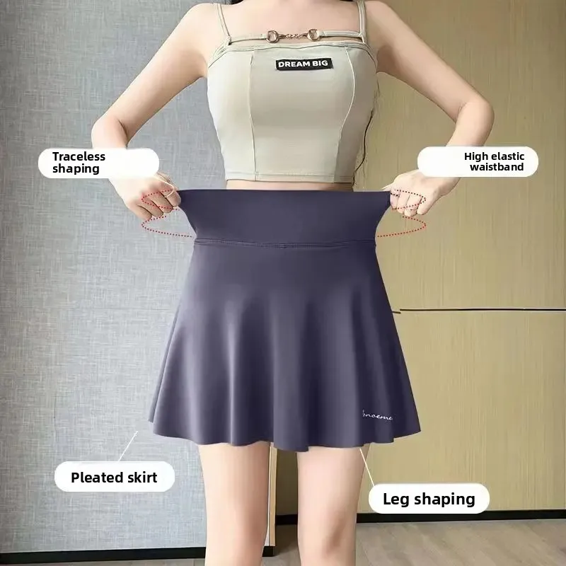 Gonna da tennis fitness Gonna corta da donna Abbigliamento sportivo da corsa ad asciugatura rapida Estate Nuovo stile Gonna a mezza lunghezza di origine cinese